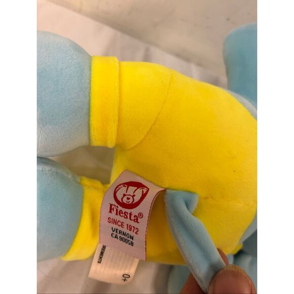 Bubbles 11"5 elephant plush Fiesta - Picture 5 of 5